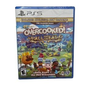 NEW Overcooked All You Can Eat PS5 The Peckish Rises Both Games DLC Remastered